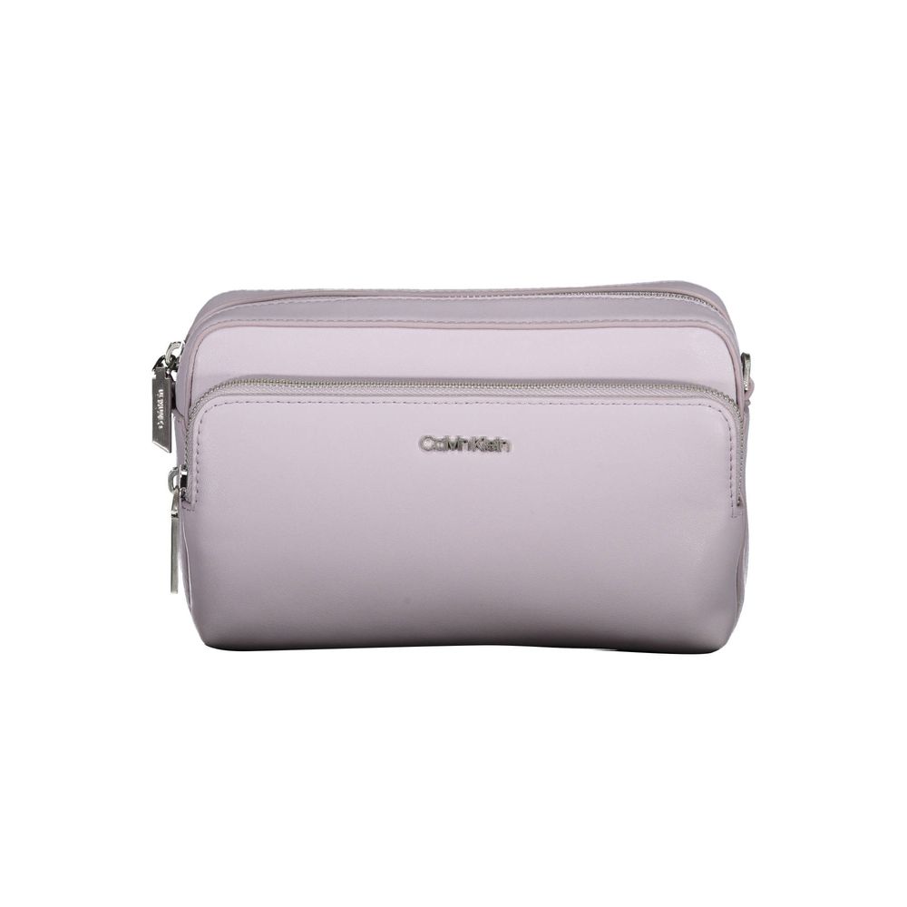 Paarse polyester handtas
