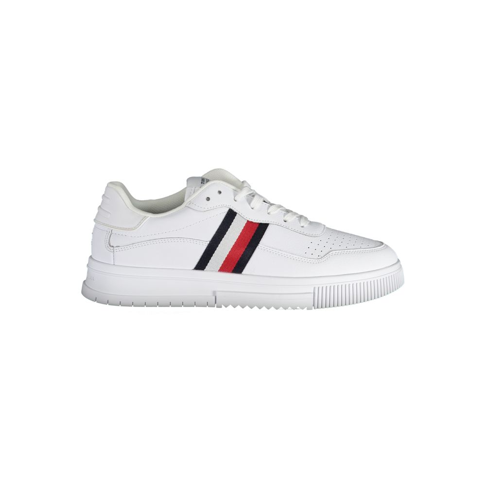 Witte leren herensneaker