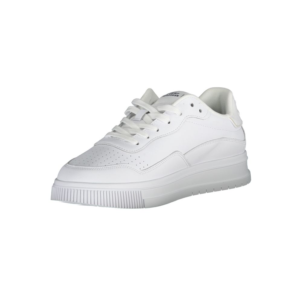 Witte leren herensneaker