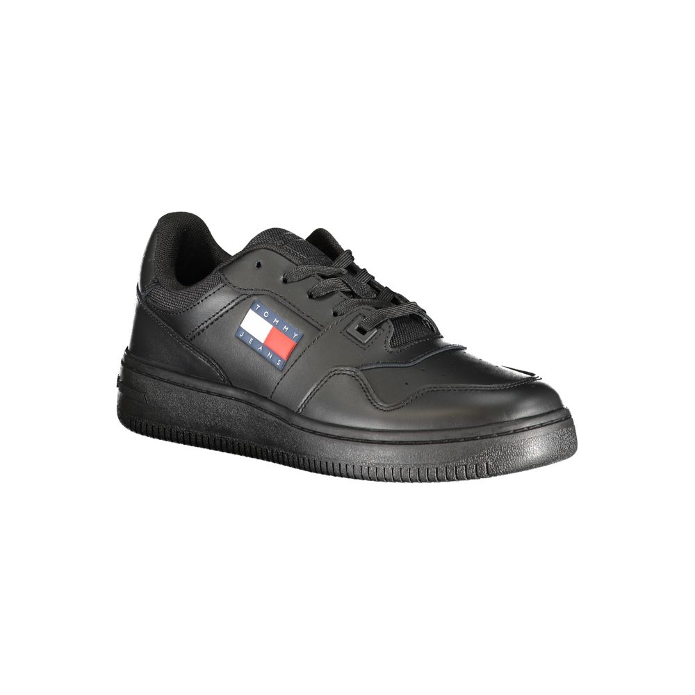Zwarte polyester sneaker