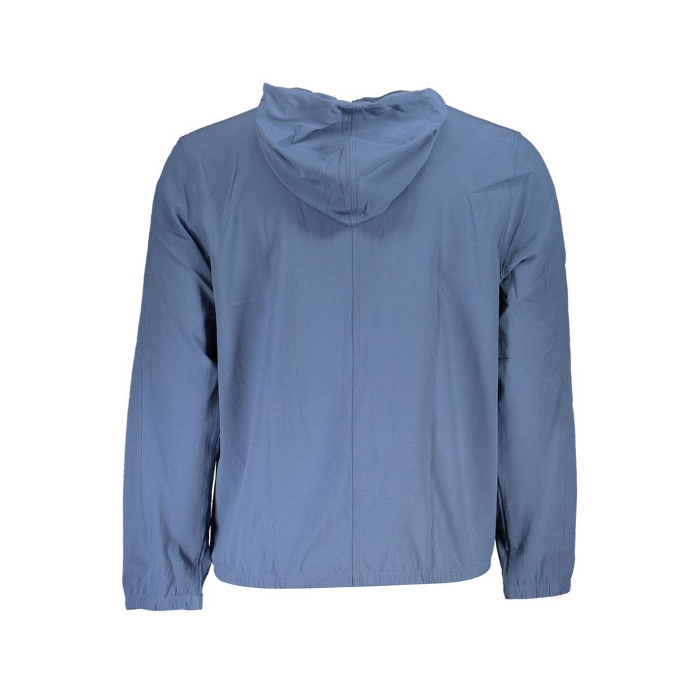 Blauwe polyester herentrui