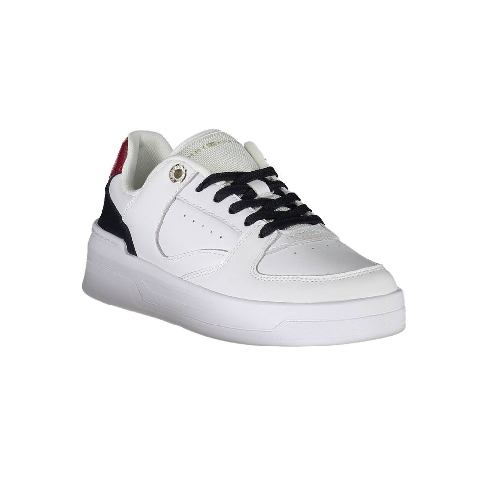Witte leren damessneaker