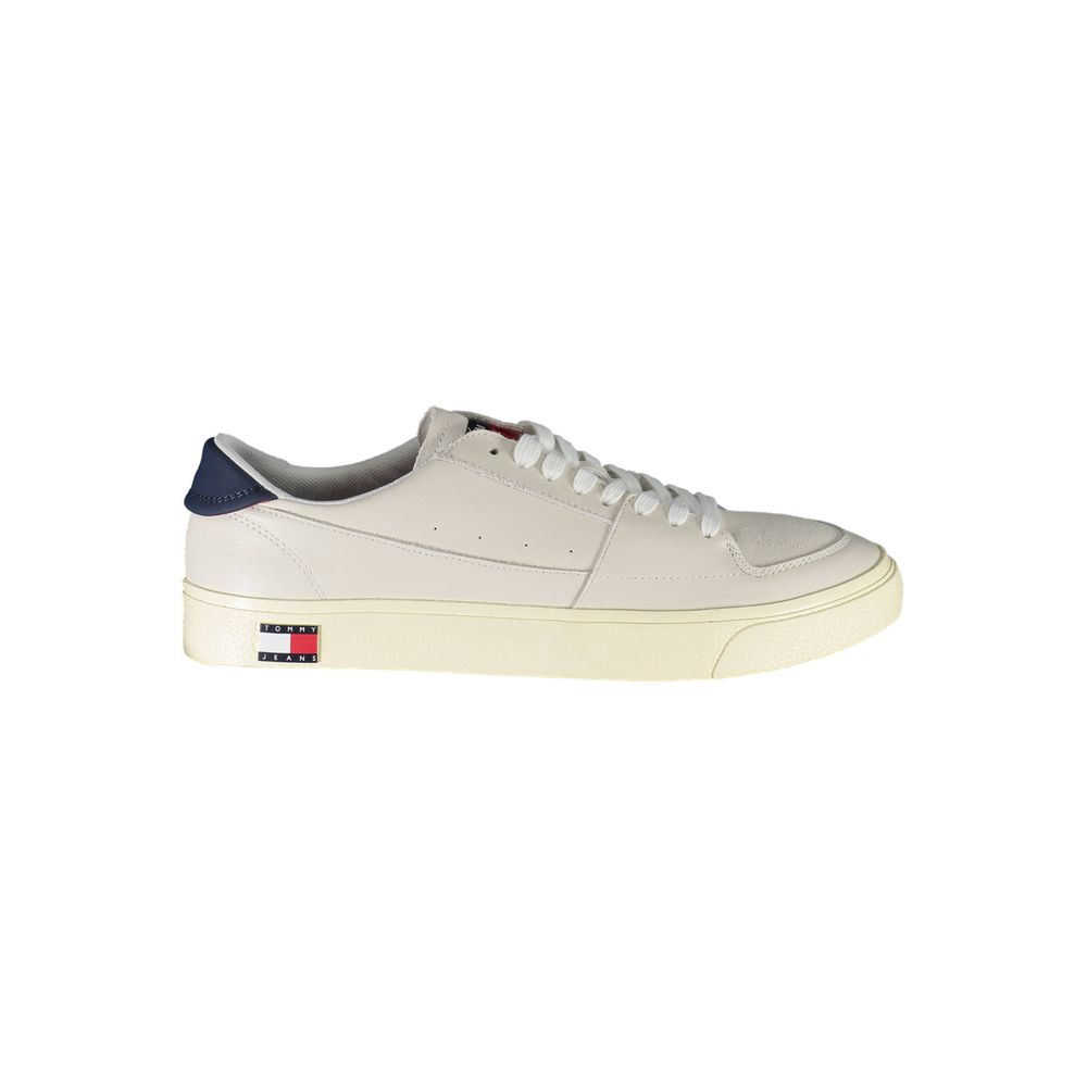 Witte leren herensneaker