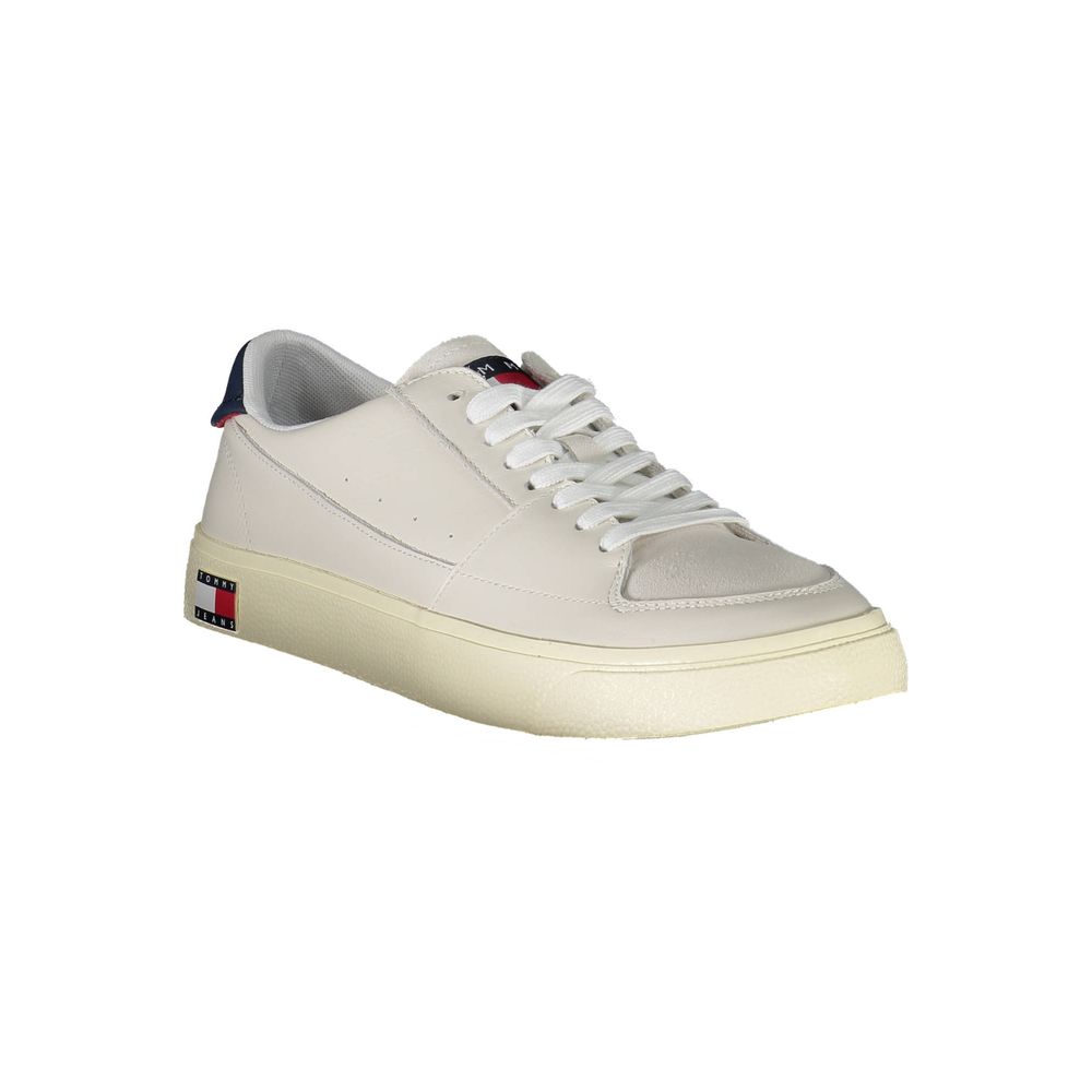 Witte leren herensneaker