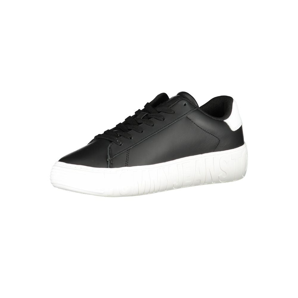 Zwarte polyethyleen herensneaker