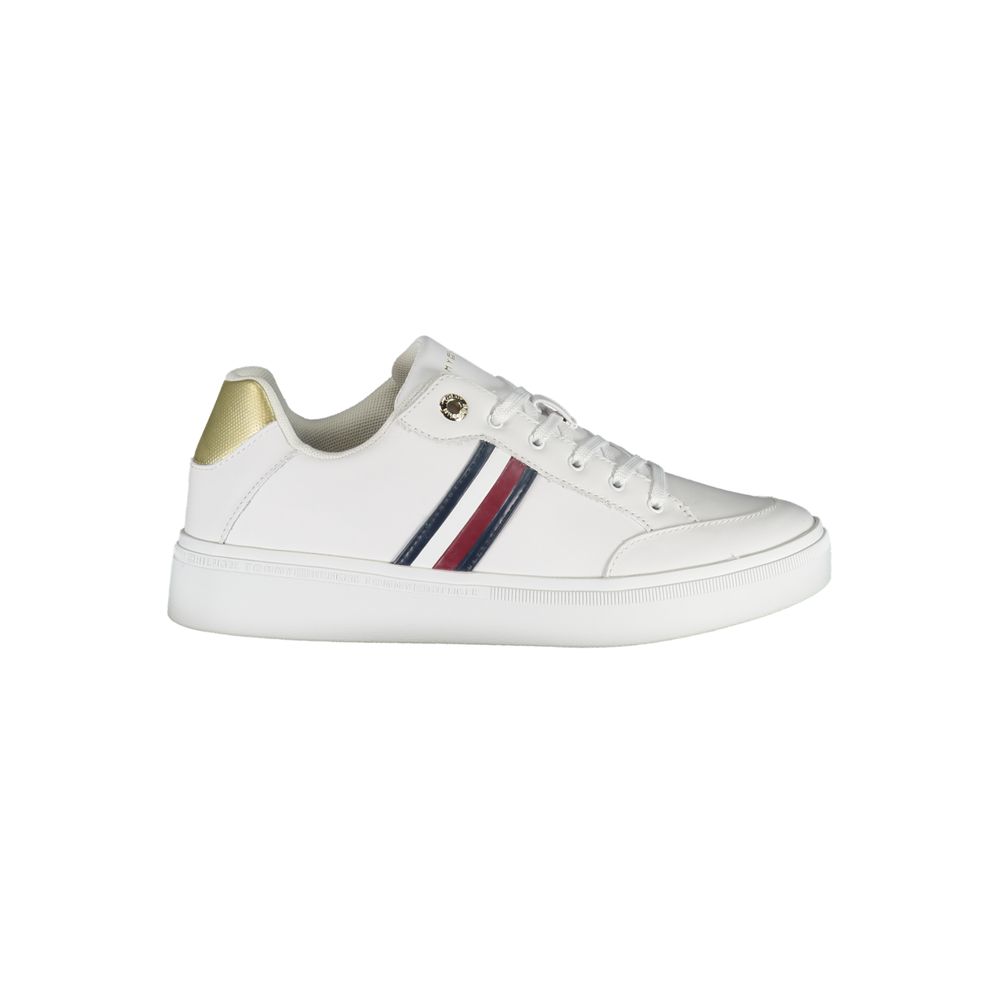 Witte leren damessneaker