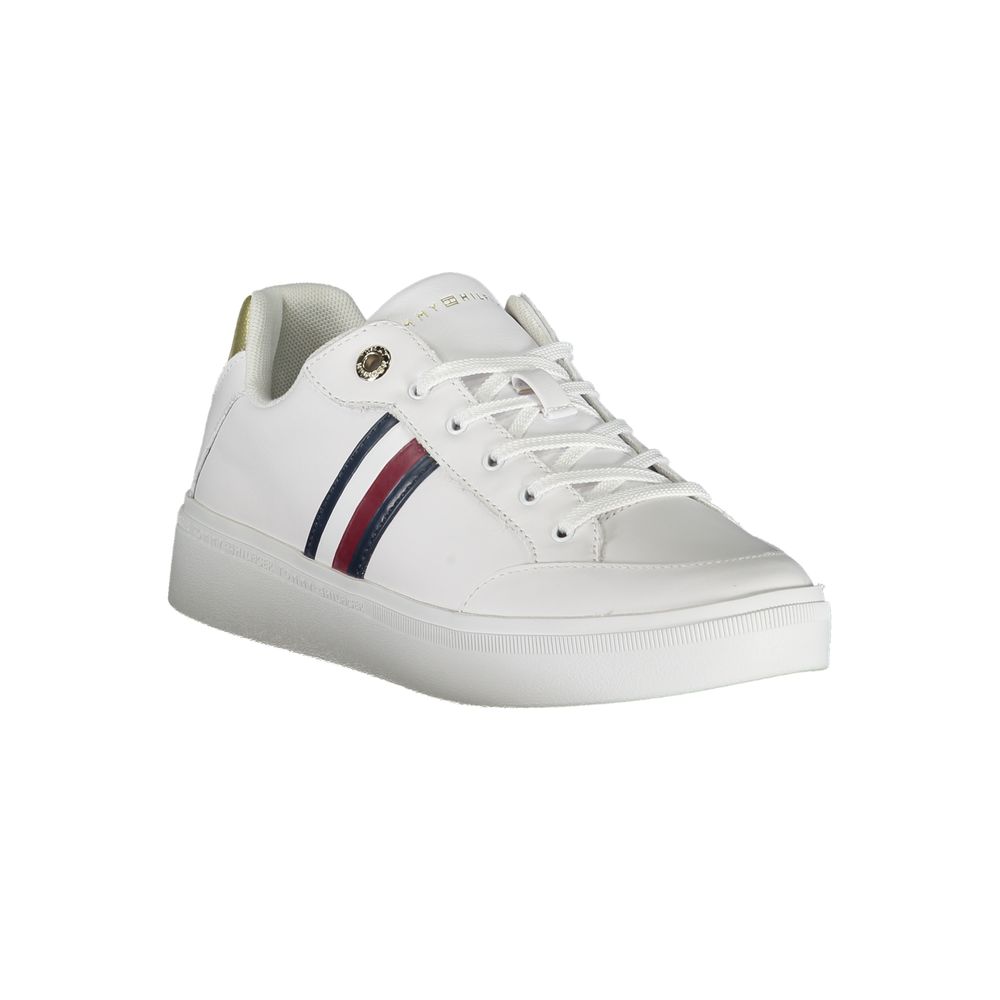 Witte leren damessneaker