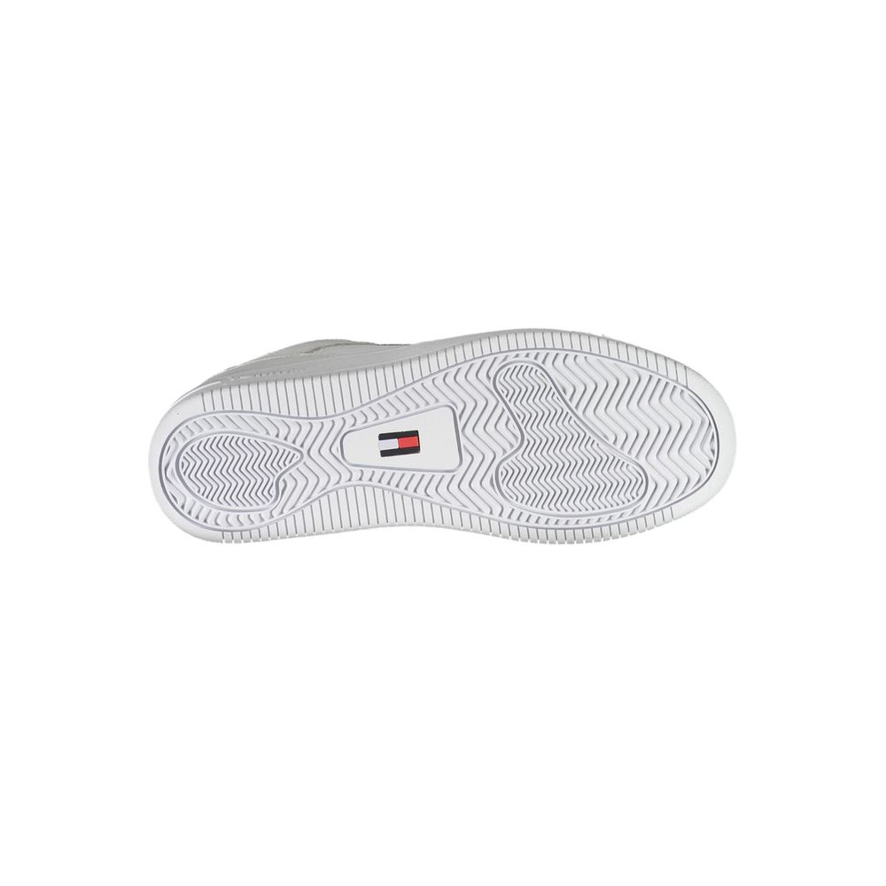 Witte damessneaker van gerecycled polyester