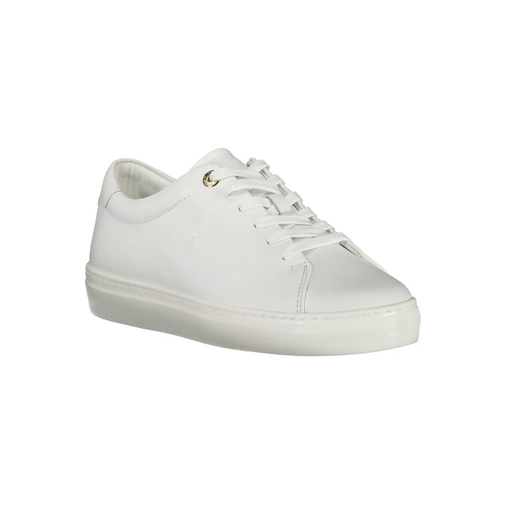 Witte leren damessneaker