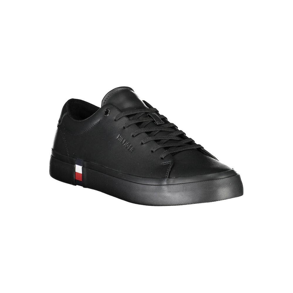 Zwarte polyester sneaker