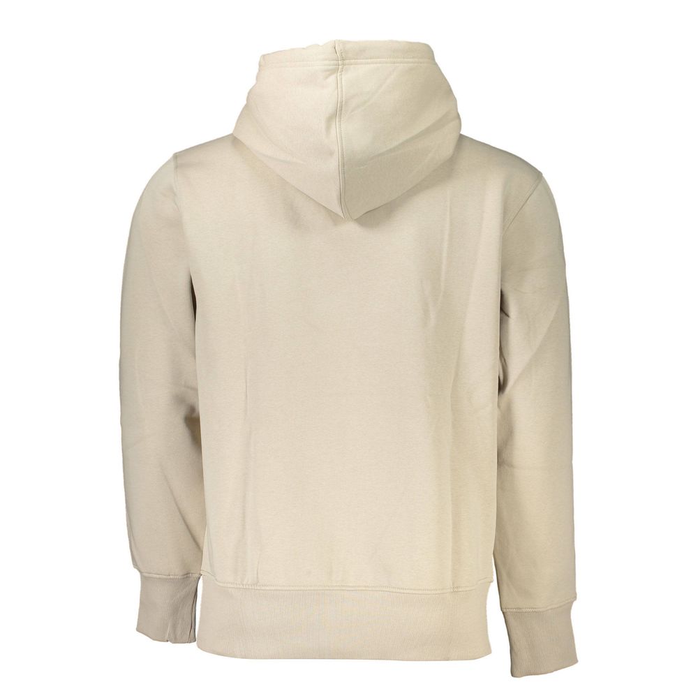 Beige katoenen herentrui