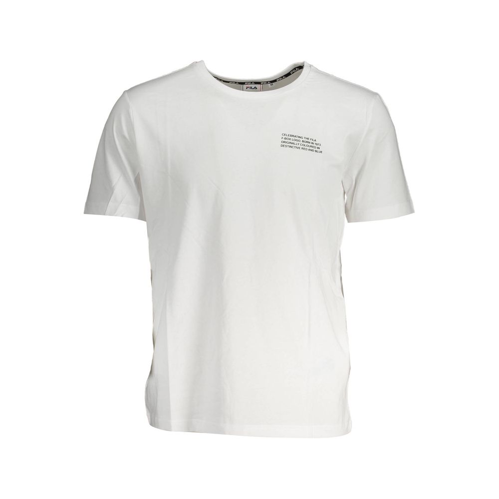 Wit katoenen T-shirt