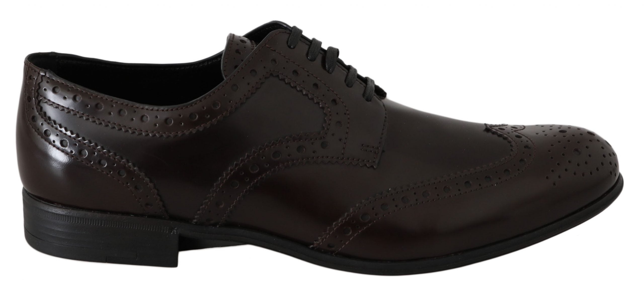 Bruine leren Broques Oxford Wingtip-schoenen