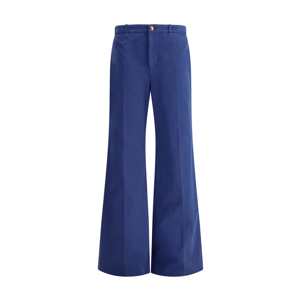 Katoenen flare broek
