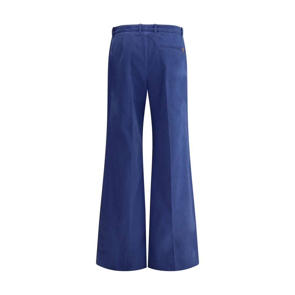 Katoenen flare broek
