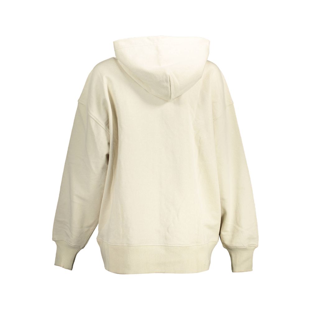 Beige katoenen damestrui