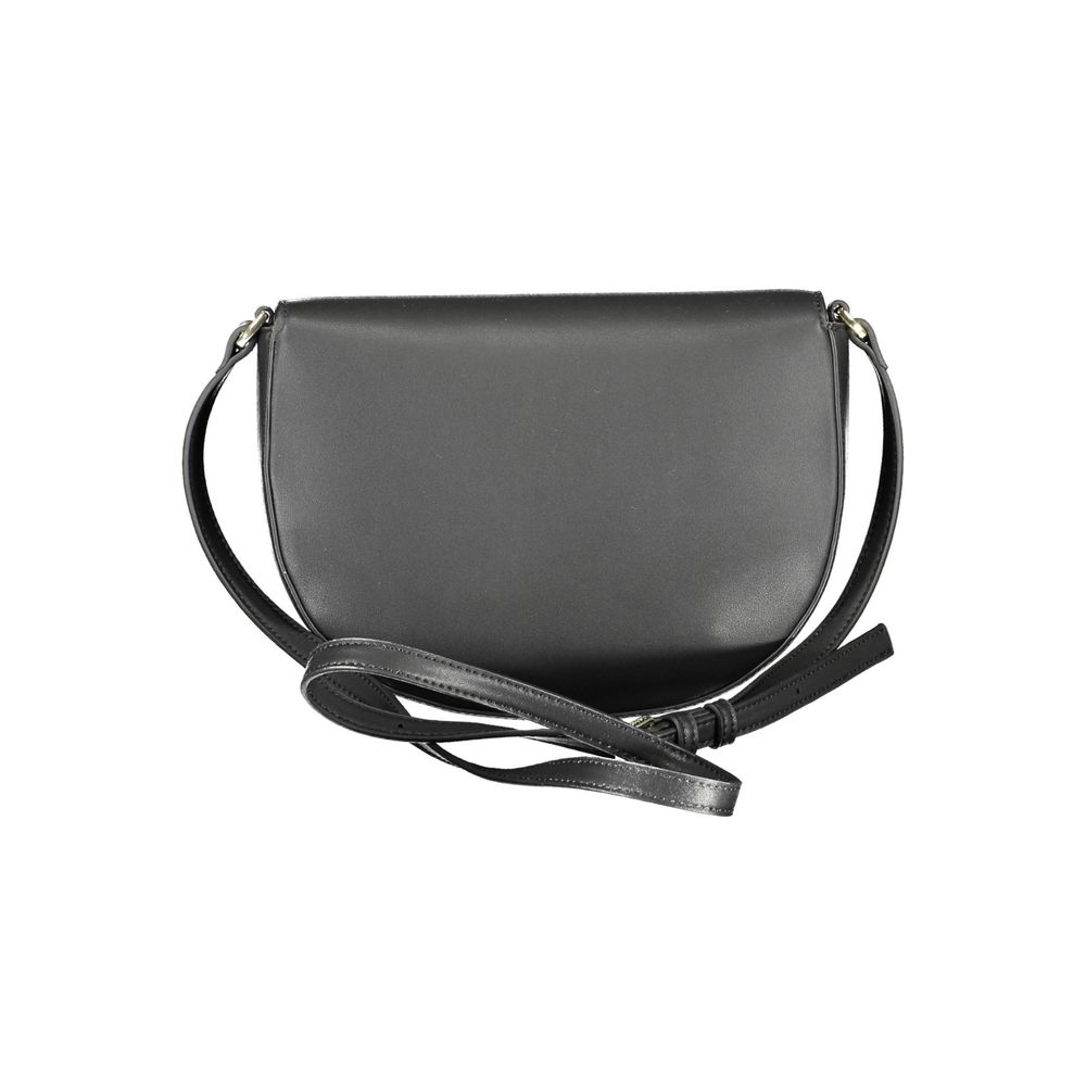 Zwarte polyester handtas