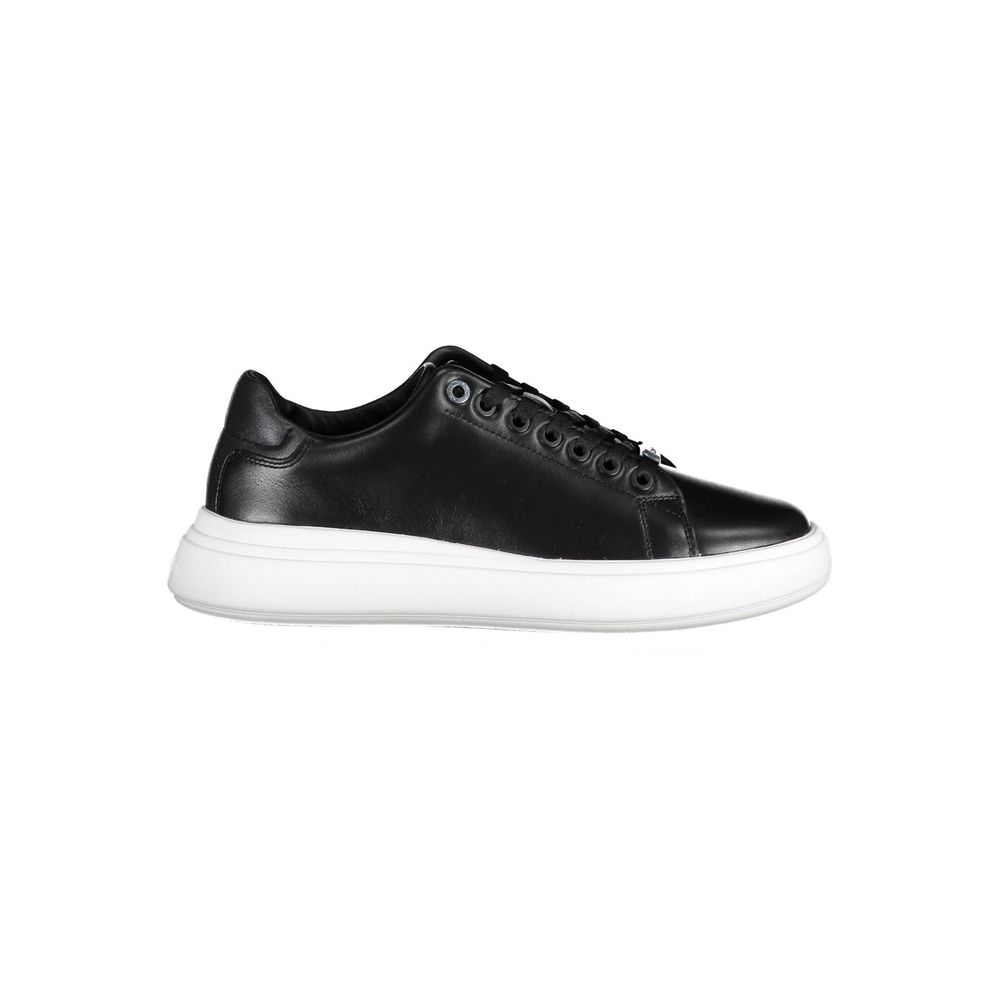 Zwarte polyester sneaker
