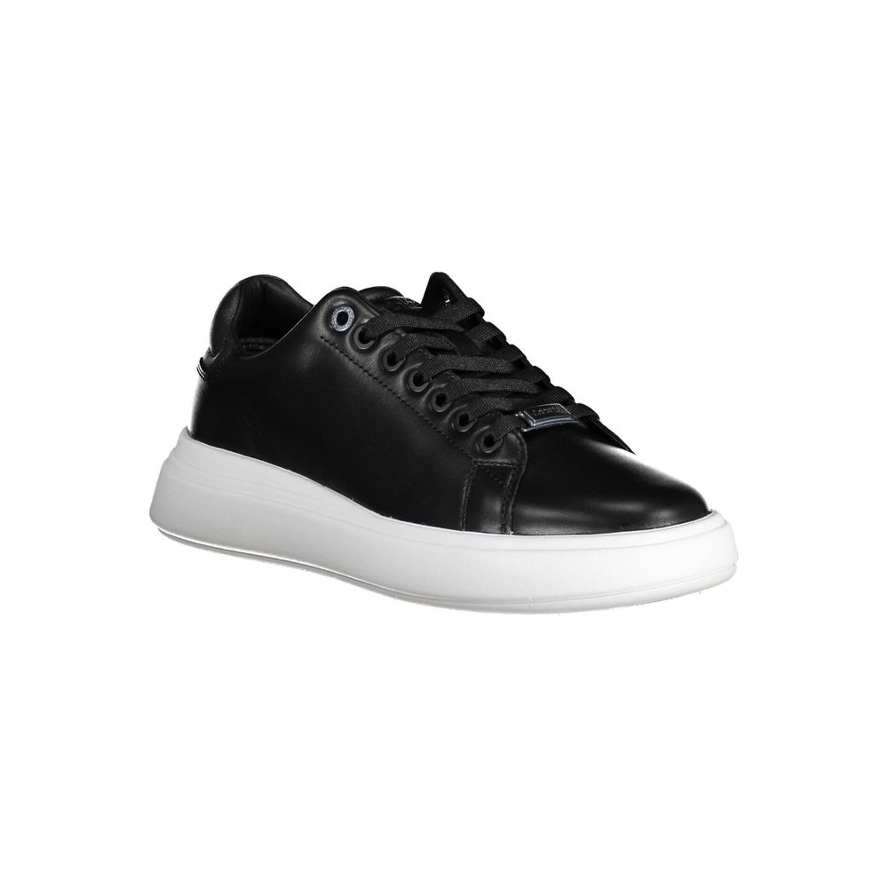 Zwarte polyester sneaker