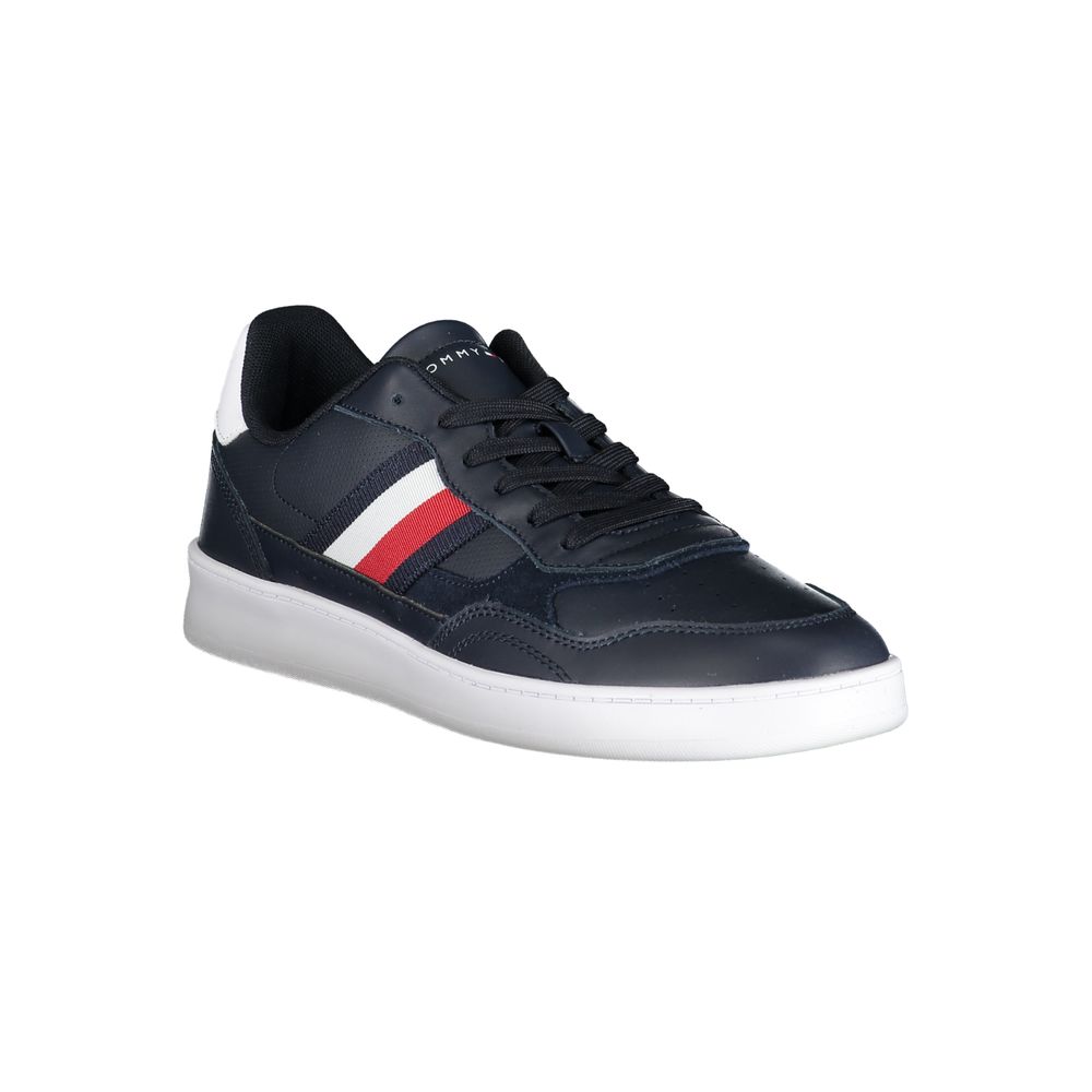 Blauwe polyester sneaker