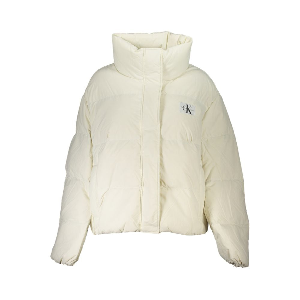 Witte polyamide jassen en jassen