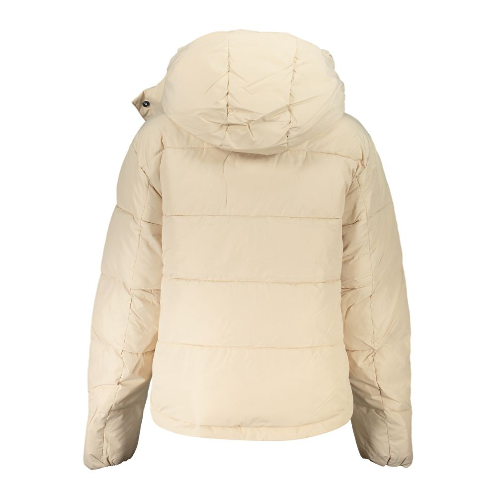 Beige polyester jassen en jassen