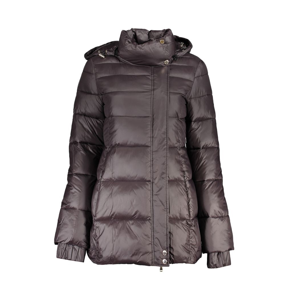 Zwarte polyamide jassen en jassen