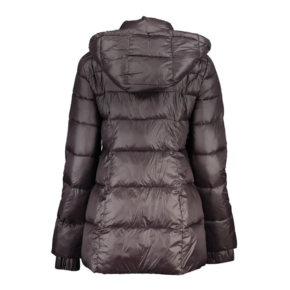 Zwarte polyamide jassen en jassen
