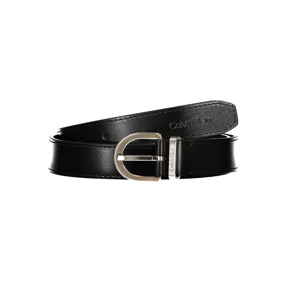 Zwarte leren riem