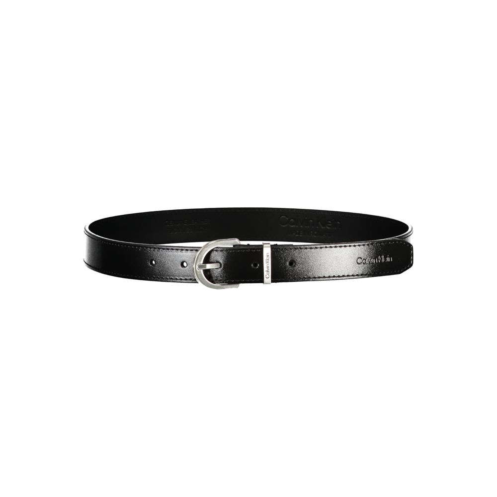 Zwarte leren riem