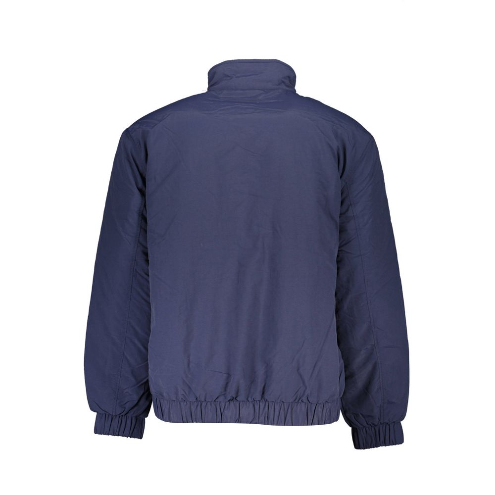 Blauwe polyamide herenjas