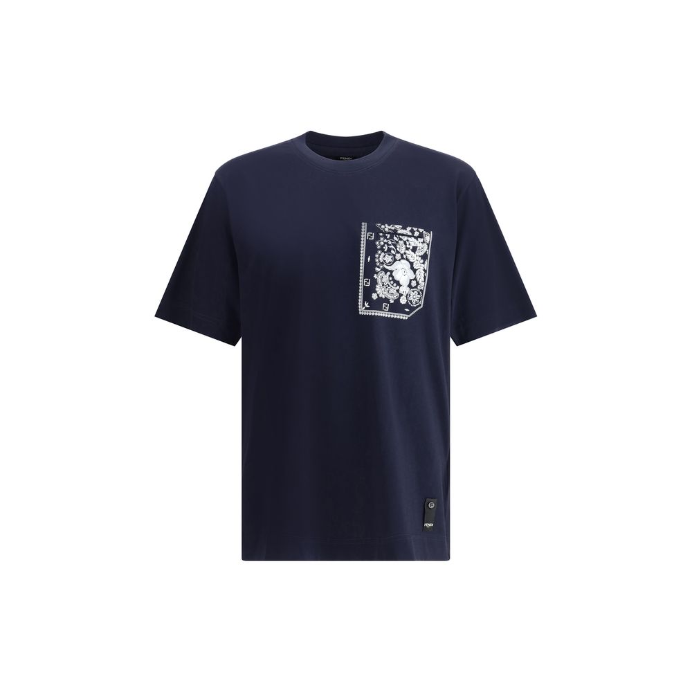T-shirt met bandana-printzak