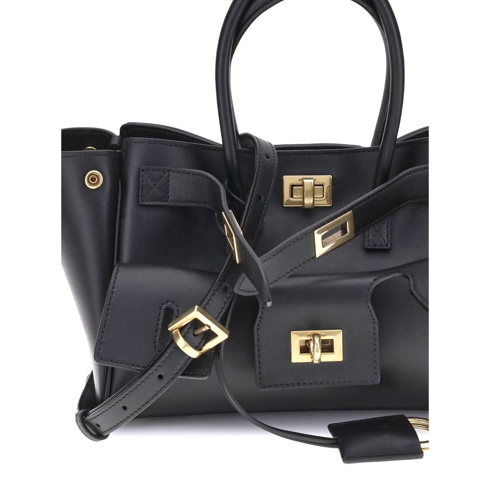 Black Calf Leather Bos Taurus Handbag