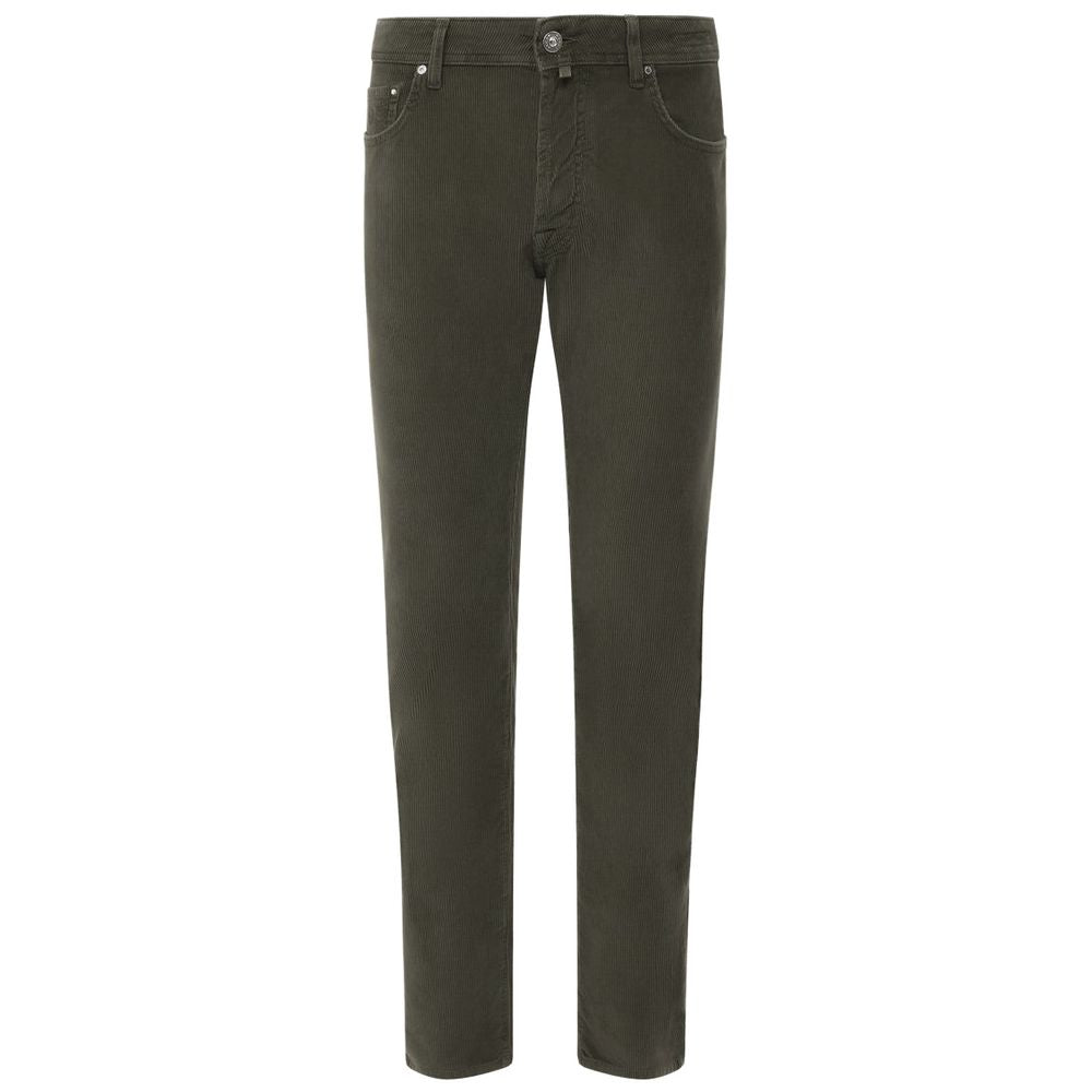 Grijze katoenen broek
