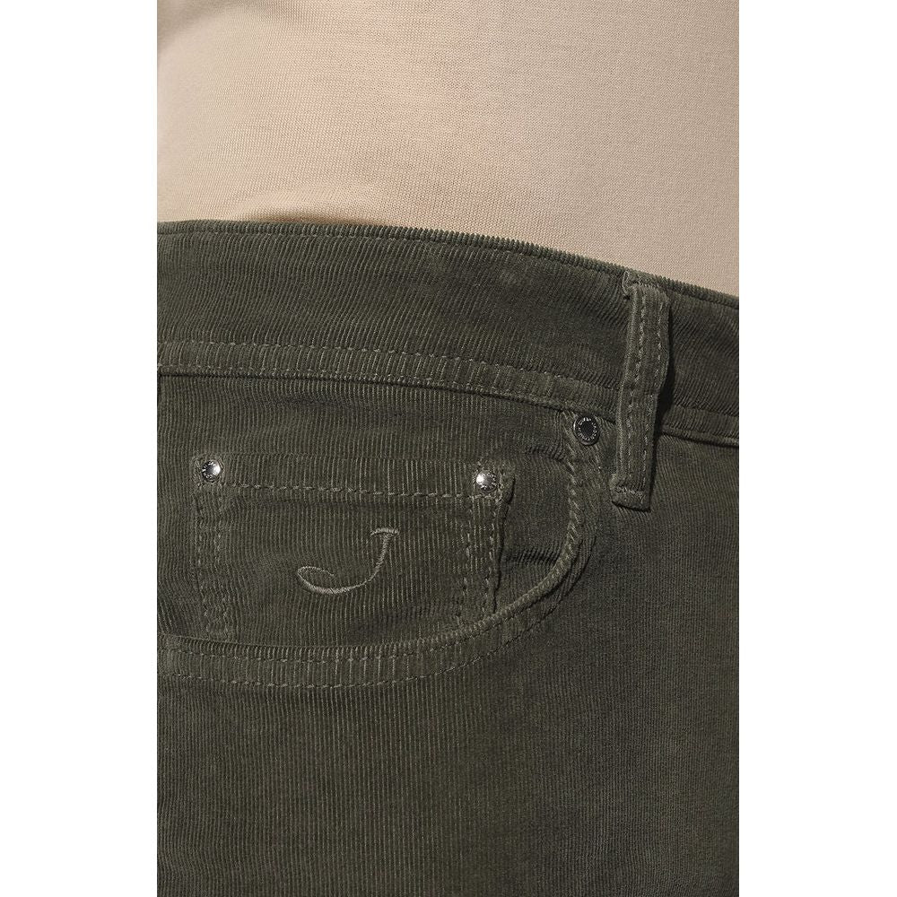 Grijze katoenen broek