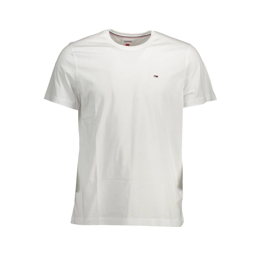 Wit katoenen T-shirt