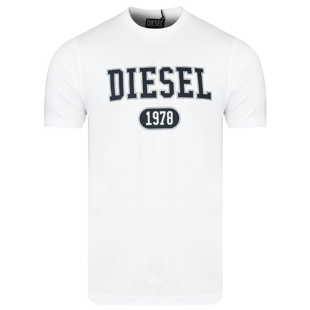 Wit katoenen T-shirt