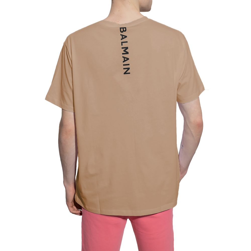 Bruin katoenen T-shirt