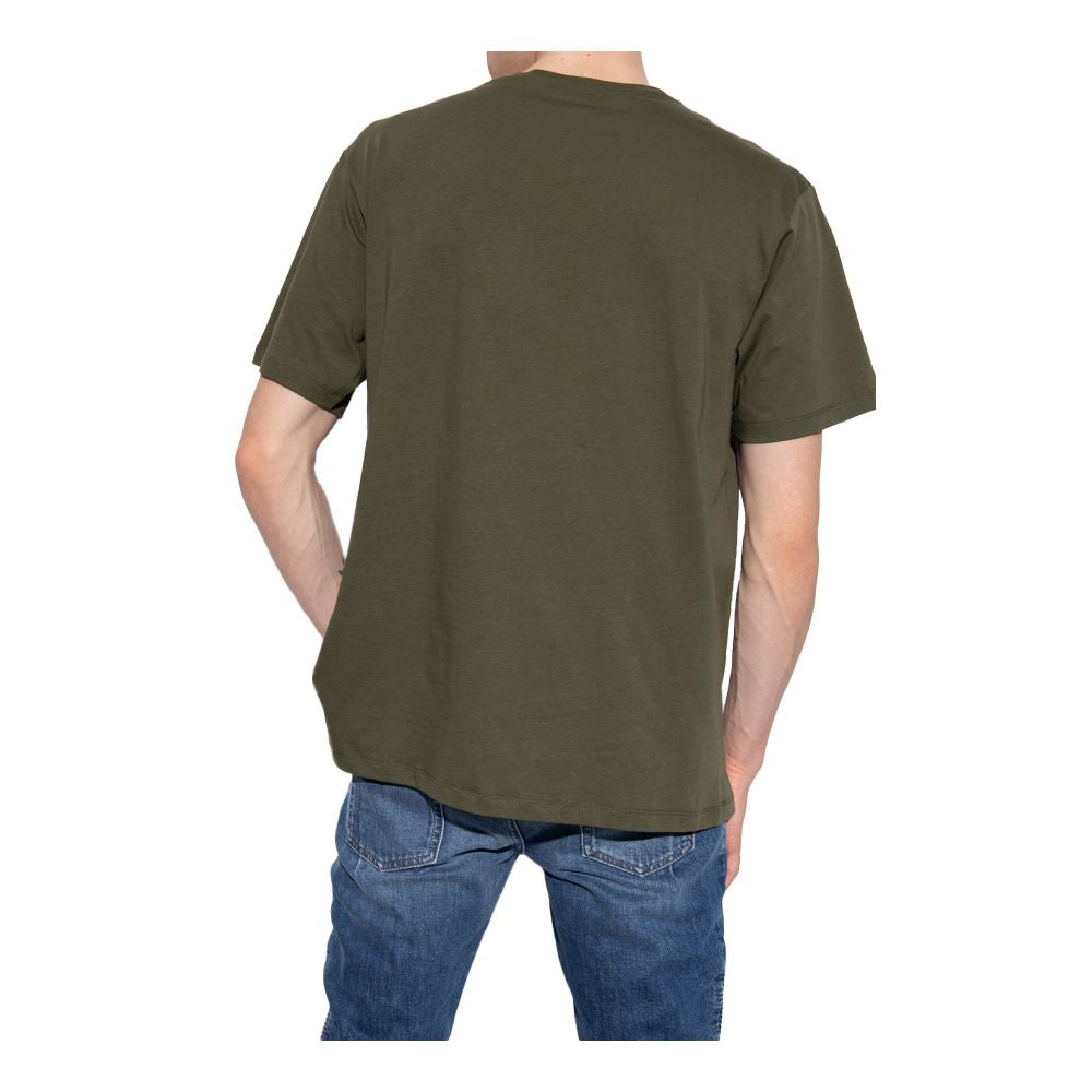 Groen katoenen T-shirt