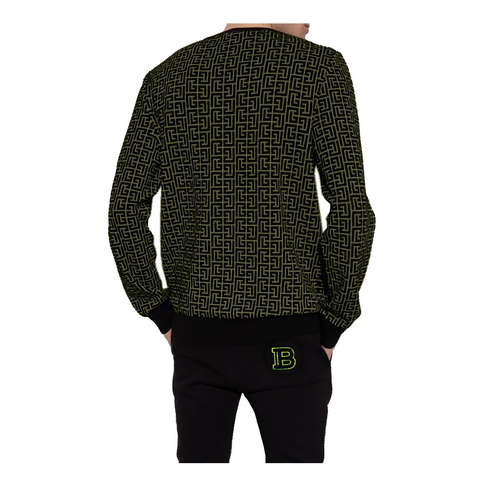 Groene wollen trui