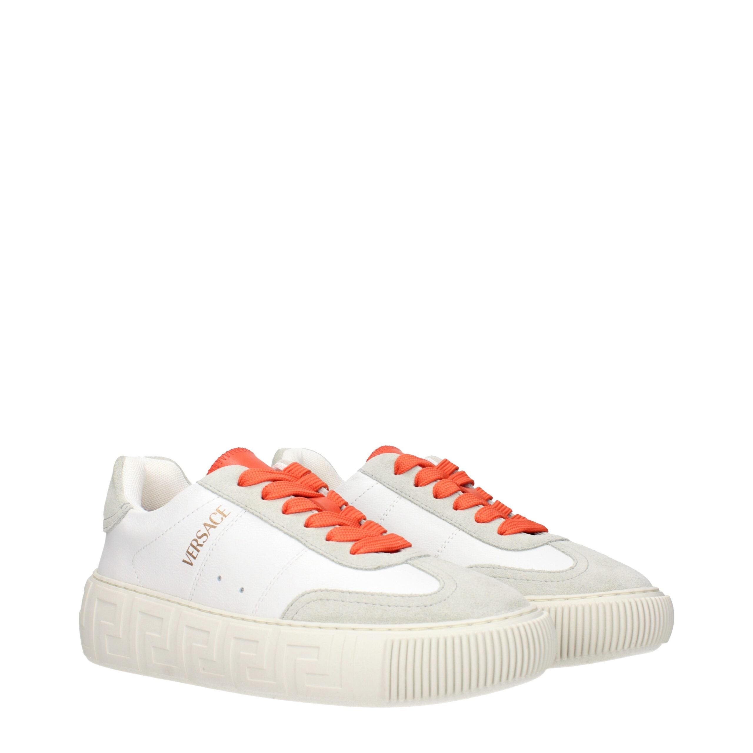 Witte leren sneakers