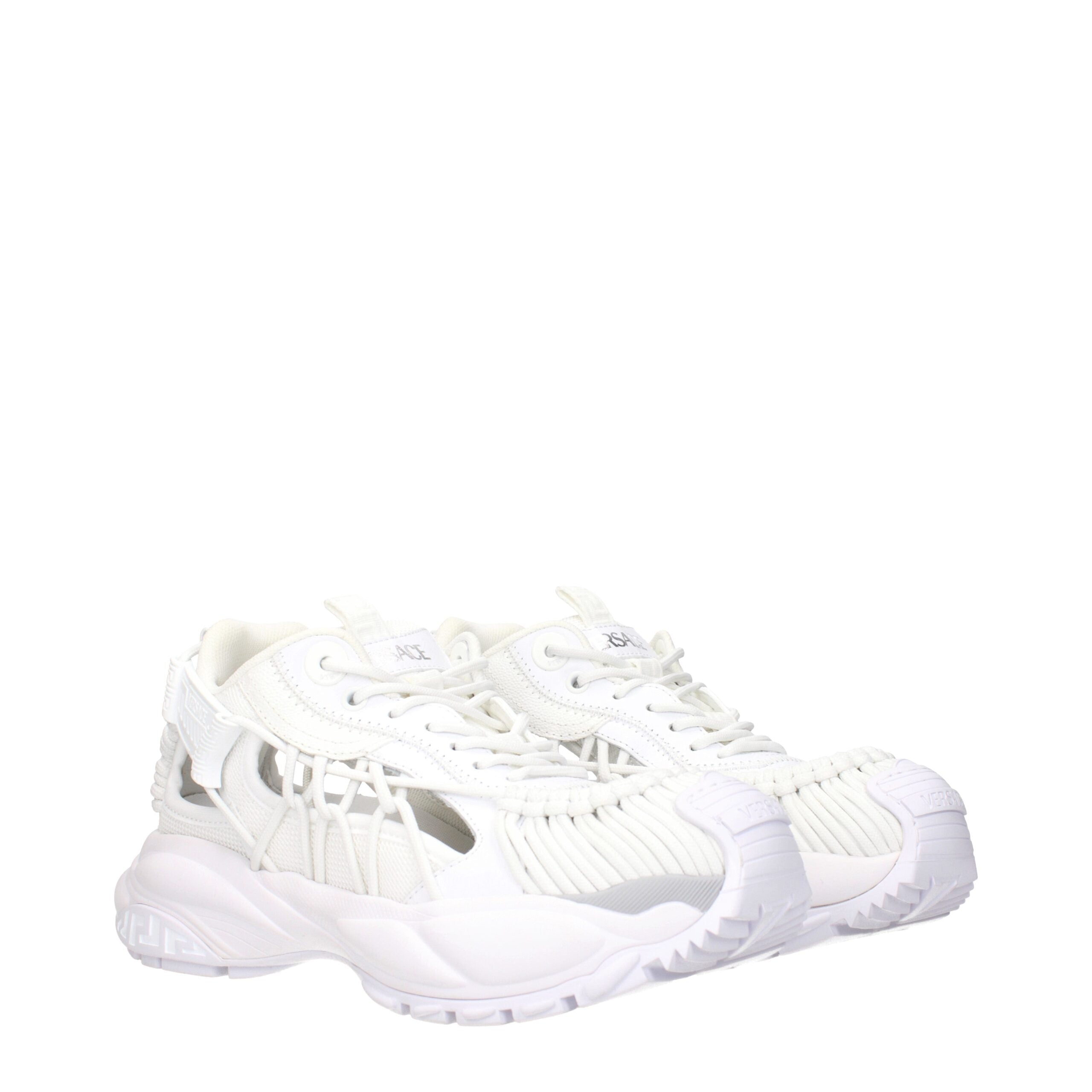 Witte leren lage schoenen