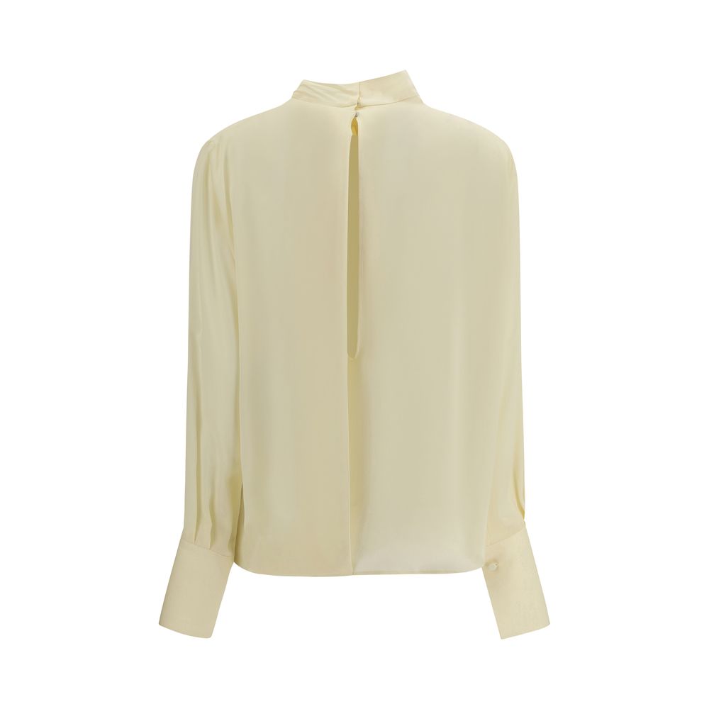 Blouse van zijden georgette