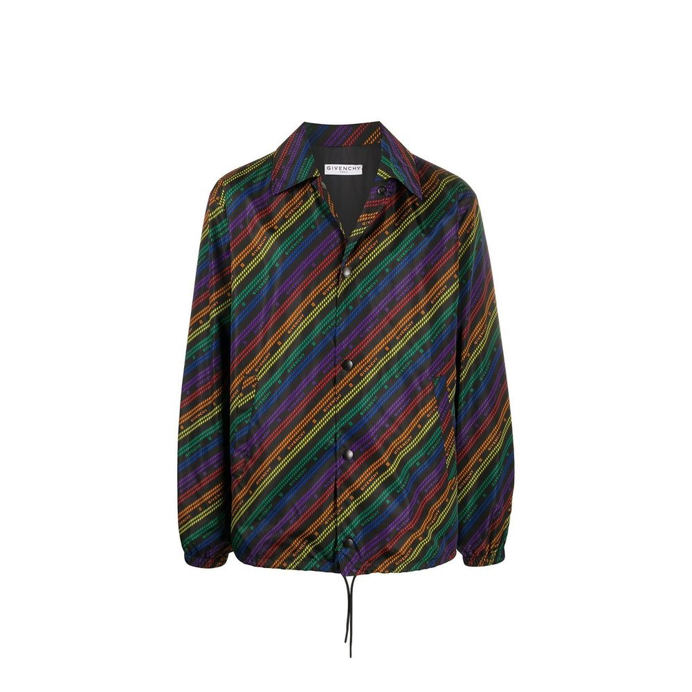 Regenboog ketting nylon jas