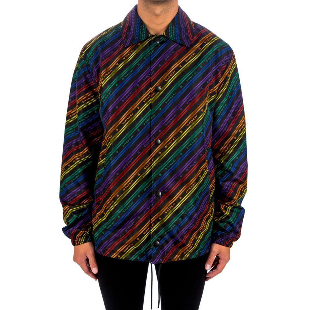 Regenboog ketting nylon jas