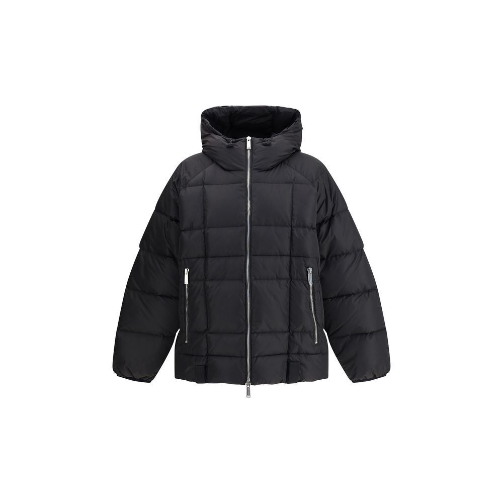 3D lange nylon donsjas