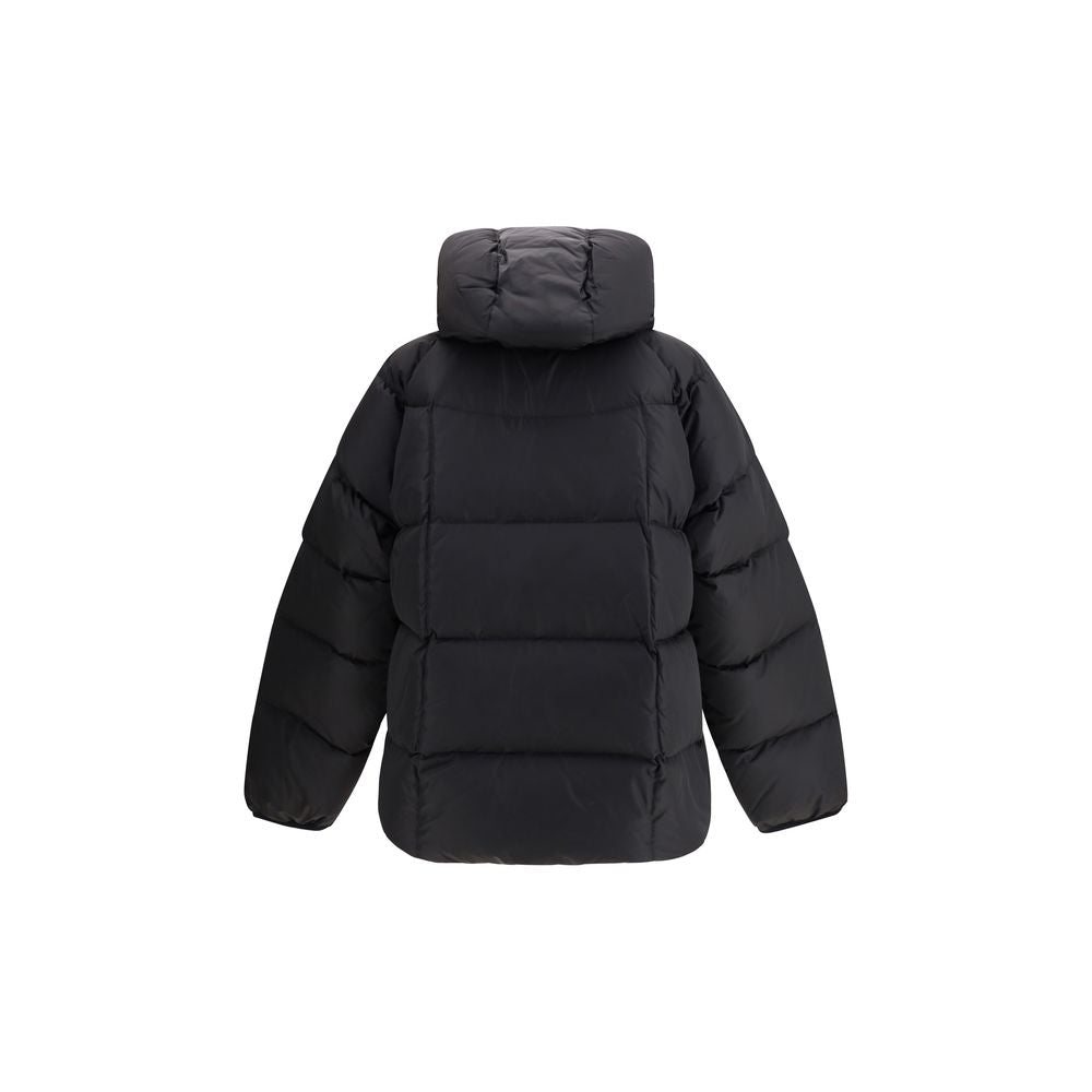 3D lange nylon donsjas