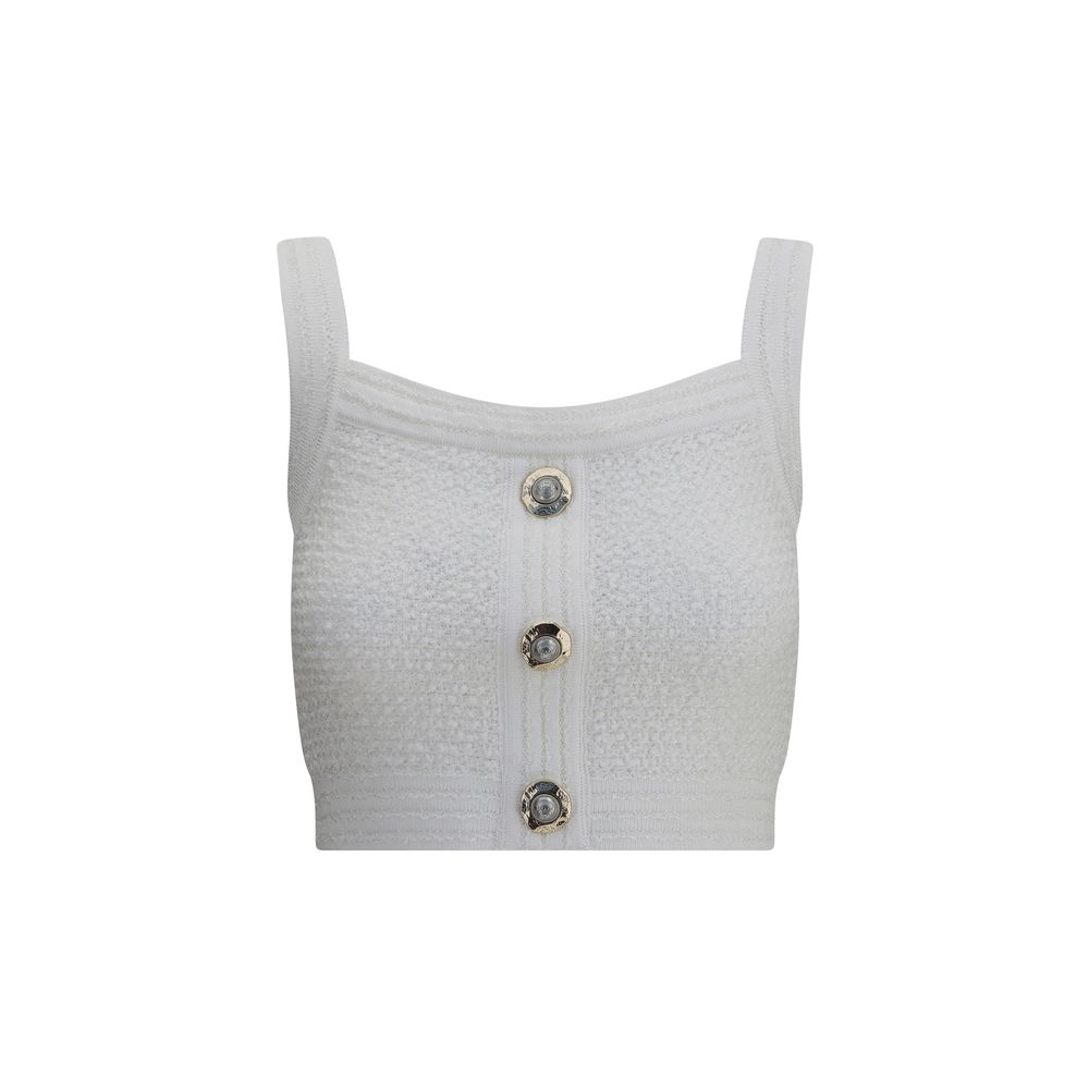 Tweed crop top
