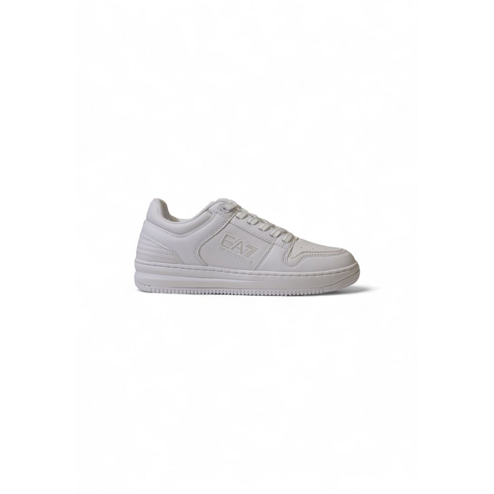 Witte polyester sneaker