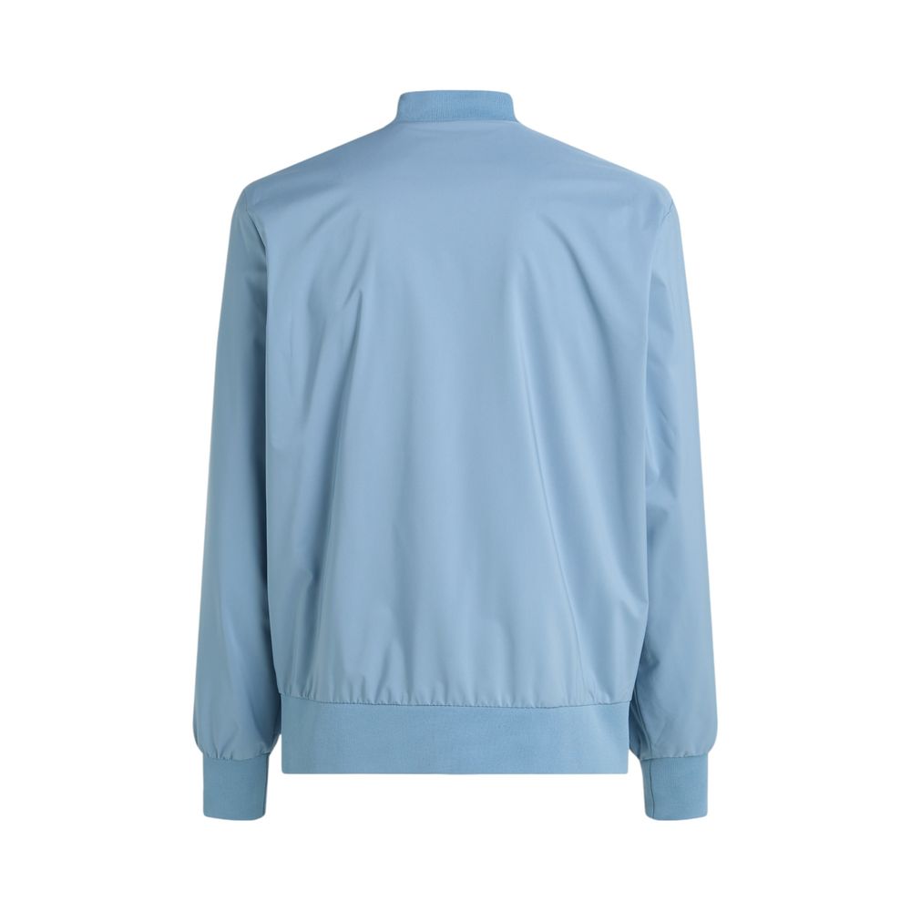Lichtblauwe jassen en jassen van gerecycled polyester
